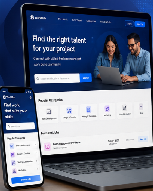 A freelance platform development project